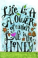 Flowery Life Fine Art Print