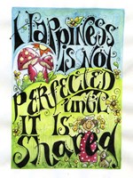 Share Happiness Fine Art Print