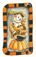 Halloween Scarecrow and Friends Fine Art Print
