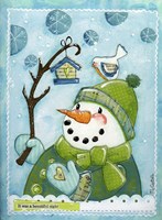 Snow Friends Fine Art Print