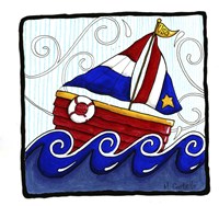 USA Boat Fine Art Print