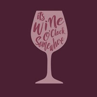 Wine O'Clock Fine Art Print