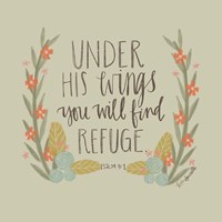 Under His Wings Fine Art Print