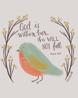 God is Within Her Fine Art Print