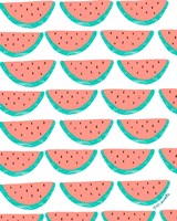 Watermelon Wallpaper Fine Art Print