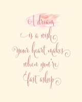 A Dream is a Wish Fine Art Print