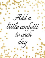 Add a Little Confetti Fine Art Print