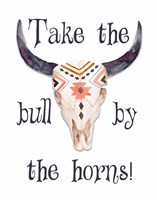 Bull by the Horns Fine Art Print