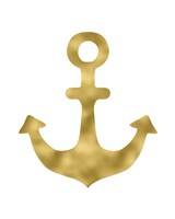 Gold Anchor Fine Art Print