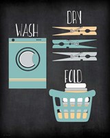 Wash, Dry, Fold Fine Art Print