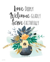 Serve Faithfully Fine Art Print