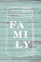 Family Mason Jar Fine Art Print