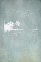 Beach Palm II Framed Print