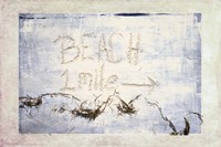 Beach 1 Mile Framed Print