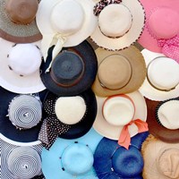 Hats on a Rack Fine Art Print