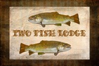 Tow Fish Lodge II Fine Art Print