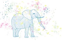 Happy Elephant II Framed Print