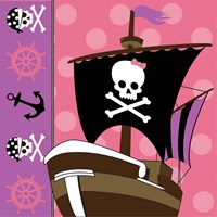 Ahoy Pirate Girl V Fine Art Print