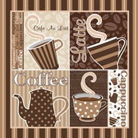 Cafe Au Lait Cocoa Latte XIII Framed Print