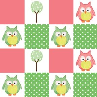 Hoot Pink VII Fine Art Print