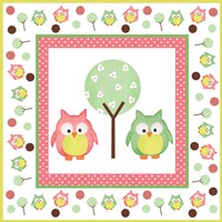 Hoot Pink XII Framed Print