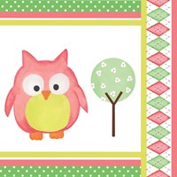 Hoot Pink VI Fine Art Print