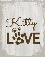 Kitty Love Framed Print
