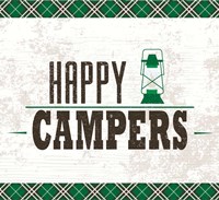 Happy Campers Framed Print