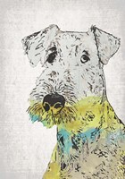 Abstract Dog III Fine Art Print