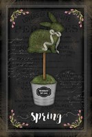 Topiary Bunny Fine Art Print