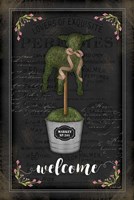 Topiary Lamb Fine Art Print
