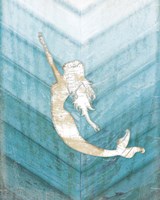 Coastal Mermaid I Framed Print