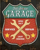 Full Service Garage Fine Art Print