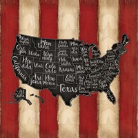 United States II Fine Art Print