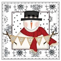 Snowman Snowflake IV Fine Art Print
