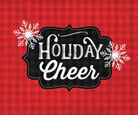 Holiday Cheer - Red Plaid Fine Art Print