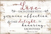 Romans 12:10 Fine Art Print
