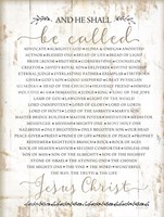Names of Christ Fine Art Print