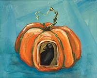 Pumpkin & Crow Fine Art Print