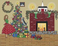 Decorating Our Tree Fine Art Print