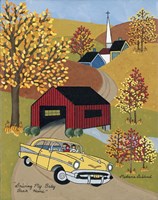 Driving My Baby Fine Art Print