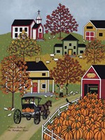 The Pumpkin Barn Fine Art Print