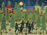 Campfire Dance II Fine Art Print