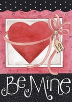 Pink Heart Be Mine Fine Art Print