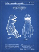 Puppet Doll Patent - Blueprint Fine Art Print