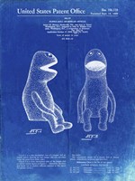 Puppet Doll Patent - Faded Blueprint Fine Art Print