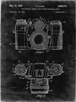 Photographic Camera With Coupled Exposure Meter Patent - Black Grunge Fine Art Print
