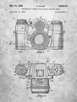 Photographic Camera With Coupled Exposure Meter Patent - Slate Fine Art Print