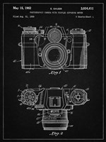 Photographic Camera With Coupled Exposure Meter Patent - Vintage Black Fine Art Print