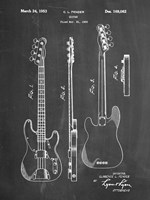 Guitar Patent - Chalkboard Fine Art Print